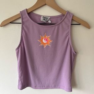 Princess Polly Cropped Ribbed Tank